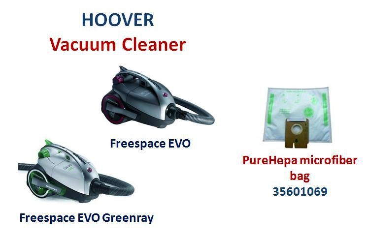 Торбички (х4) за прахосмукачка HOOVER (FREESPACE EVO)