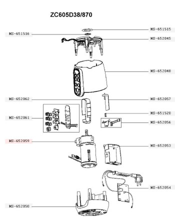 Мотор сокоизстисквачка TEFAL