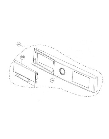 Преден панел сушилня BEKO